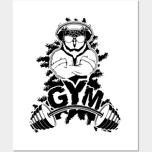 Eagle is gym addict Posters and Art